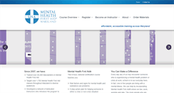 Desktop Screenshot of mhfamaryland.org
